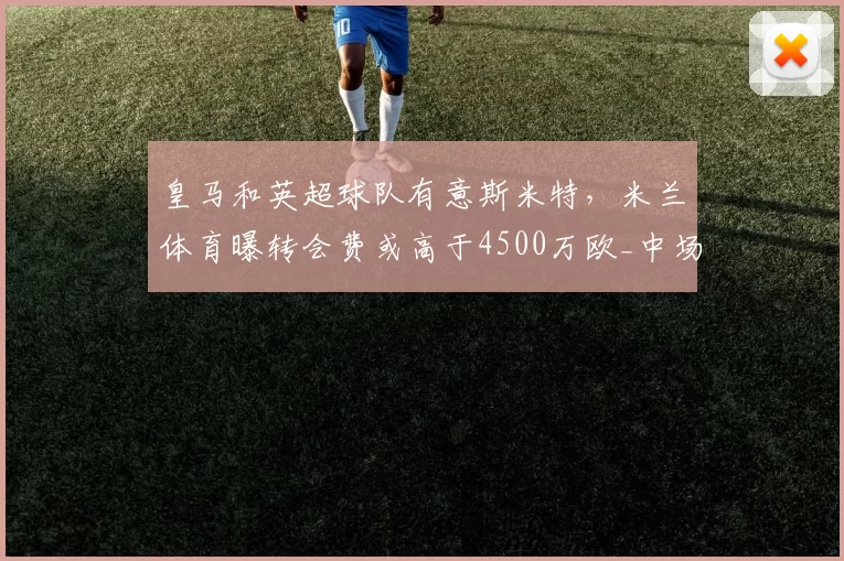 皇马和英超球队有意斯米特，米兰体育曝转会费或高于4500万欧_中场_球员_罗马
